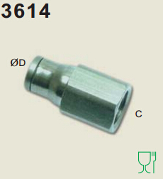 legris樂可利內螺紋直接頭3614 legris接頭 legris閥門